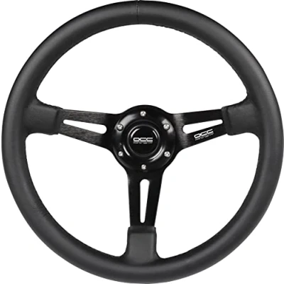 Imagen de OCC MOTOR SPORT Volante semidesplazado mod classic piel de nappa brazos negros OCCVOL016