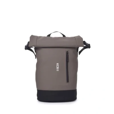 Imagen de Mochila Antirrobo Pequeña KCB Base Seguridad y Estilo Acceso Fácil a tus Pertenencias Capacidad Comodidad Asas Ajustables 100% Vegano Color Gris