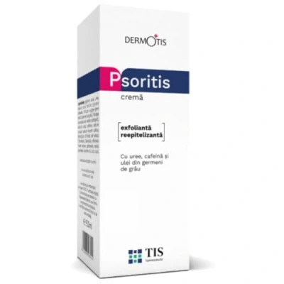 Imagen de PsoriTIS, Crema de 7% Urea Emoliente, Hidratante Profundo, Pies, Manos, Talones, Codos, Uñas Y Rodillas con Cafeína, Vit. A