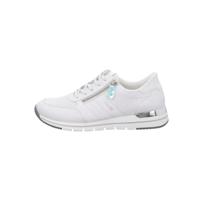 Imagen de Remonte Mujer Zapatos Bajos R6705, señora Deportivos con Cordones,Plantilla Desmontable,Zapato de Calle,Cordones,Weiss Kombi,42 EU / 8 UK