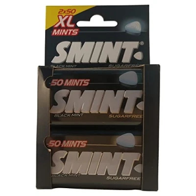 Imagen de Chicle de menta Smint Mentas Blackmint 2 x 35g Peso total 70 gramos
