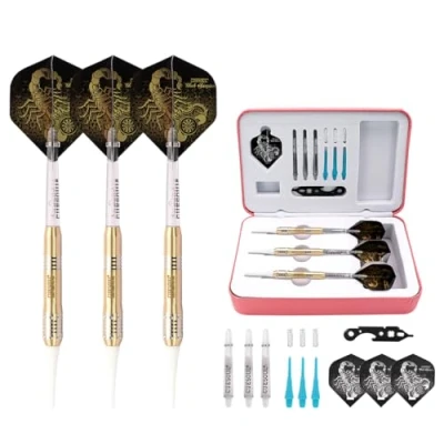 Imagen de CUESOUL 16 Grams Deluxe Soft Tip Darts Set with Luxury Case（HX STL B2304+D601）