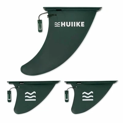 Imagen de HUIIKE Quilla Paddle Surf Pack de 3 Desmontables Aleta con Cierre Seguridad Tabla Padel Sup Board Inflable Accesorios para Hinchable Killa Stand Up Fin