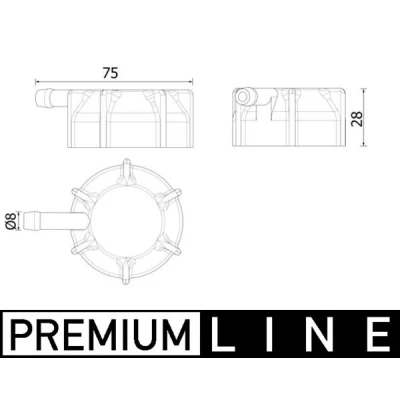Imagen de Tapón, depósito de refrigerante BEHR MAHLE CRB 145 000P
