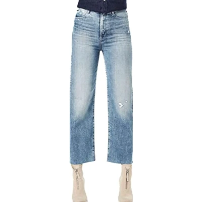 Imagen de G Star Para Mujer Jeans Tedie Ultra High Straight Ripped Edge Ankle, Azul (sun faded ice fog destroyed D17177 B767 C275), 29W / 30L