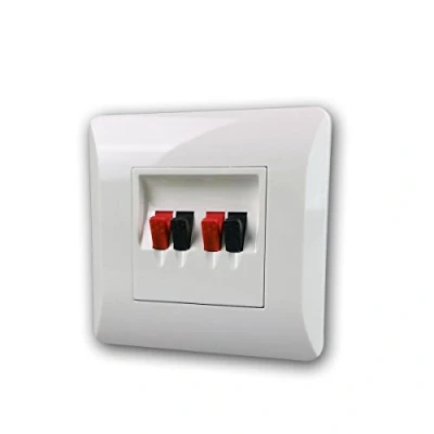 Imagen de DynaVox Terminal de conexión para altavoz LS (instalación en pared, 4 polos), color blanco