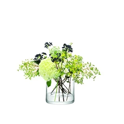 Imagen de LSA International Jarrón de Columna/portavelas 17 x cm, Transparente, cm
