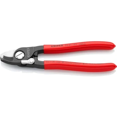 Imagen de Knipex Tijeras cortacables bruñido, recubiertos de plástico 165 mm 95 41