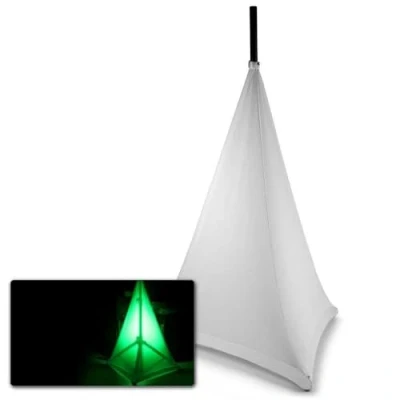 Imagen de Cubierta Para Trípode Beamz Lycra 120 Cm 2 Lados Con Cremallera, Blanca