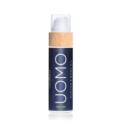 Imagen de COCOSOLIS UOMO Acelerador de bronceado para hombres Aceite orgánico con vitamina E y aroma BLACK COCONUT un intensivo rápido chocolate (200)
