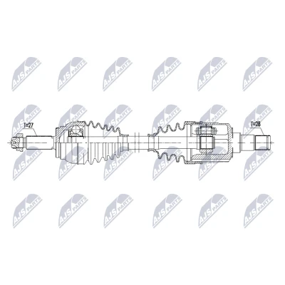 Imagen de Semi eje NTY NPW KA 408