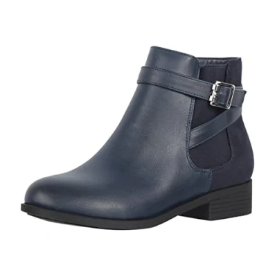 Imagen de Elara Botines Mujer Chelsea Ankle Boots Chunkyrayan C298 Navy New 41
