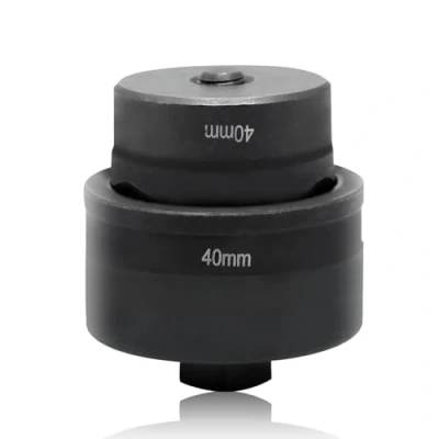 Imagen de CCLIFE Punch de Metal 40 mm, Perforadora Precisión para Perforar Fácilmente en Fregaderos Cocina, y Acero Inoxidable