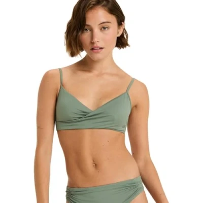Imagen de Roxy Classics WRAP Top de bikini, Mujer, Talla: Medium, Agave green