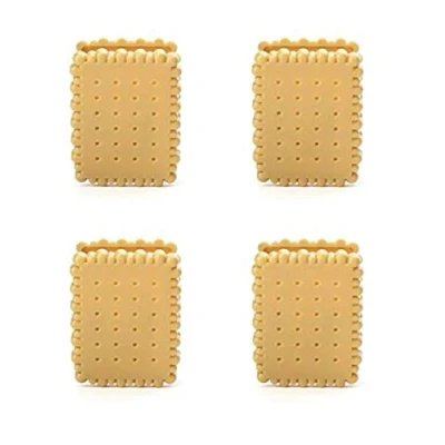 Imagen de Kikkerland té para Galletas Bolsa Clip, Marrón, Juego de 4