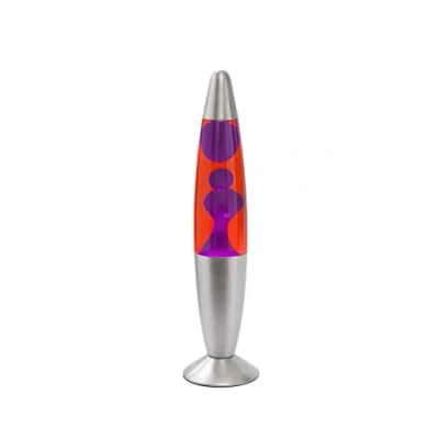 Imagen de Signes Grimalt Lampara Sobremesa Lava 35 cm Rojo Lila 83637, 35x10x10