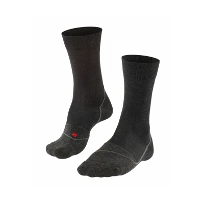 Imagen de FALKE BC Warm U SO lana anti ampollas 1 par, Calcetines de ciclismo Unisex adulto, Negro (Black Mix 3010), 39 41