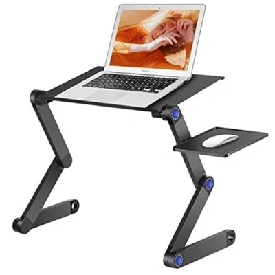 Imagen de KitHome Mesa Plegable Auxiliar Multifuncional, 26x46x50cm, Pro, Negro