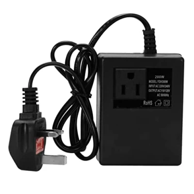 Imagen de Intelligent Power Adapter 200W AC 220V to 110V Step Down Transformer Voltage Converter Style 1