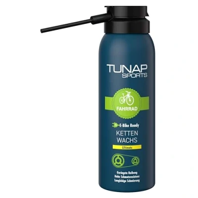 Imagen de TUNAP SPORTS cera para cadena Ultimate 125 ml Spray lubricante bicicleta en seco la a base de Grasa suave E Bike Ready Fabricado Alemania