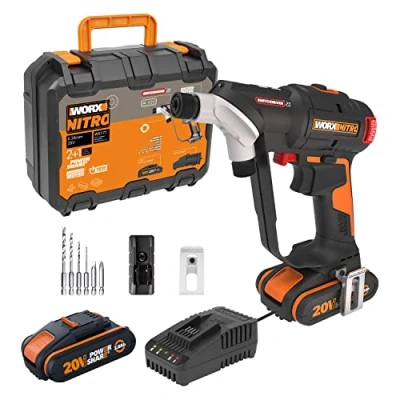 Imagen de Taladro atornillador 20V Worx PowerShare WX177 1 batería 2Ah