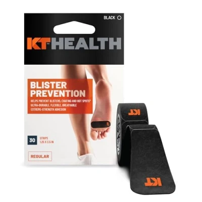 Imagen de KT Tape Ktperformance bprevent 30 Performance+ Cinta de prevención ampollas, Negro Azabache, S