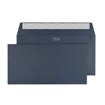 Imagen de Blake Colour 114 x 229 mm, 120 gsm Cartera Despegar y sellar (220), Azul Oxford Paquete de 500