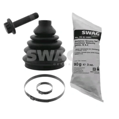 Imagen de SWAG 30 94 9070 Fuelle Palier Eje delantero, lado de rueda Termoplástico con grasa abrazaderas, tornillo VOLKSWAGEN: Golf 4, 5