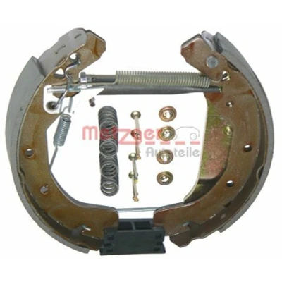 Imagen de METZGER MG 672V Kit frenos, disco de tambor Eje trasero sin cilindro freno rueda, con accesorios OPEL: Astra G Berlina, CC
