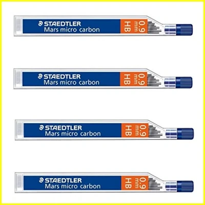 Imagen de STAEDTLER Mars Micro Carbon 250 0,9 mm HB Recambios para lápices 4 tubos / paquetes (48 plomos)