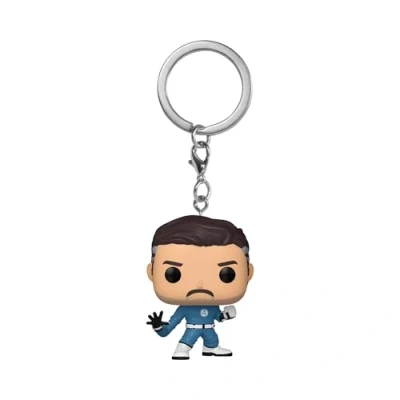 Imagen de FUNKO Pop! Keychain: Fantastic Four 2025 Mr.Fantastic Minifigura de Vinilo Coleccionable Llavero Original Relleno Calcetines Movies Fans