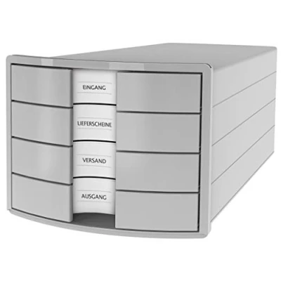 Imagen de Han cajones caja Impuls, DIN A4/C4, 4 cerrados, color gris