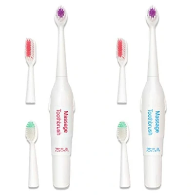 Imagen de Juego de cepillos dientes eléctricos para adultos, 3 repuesto cabeza