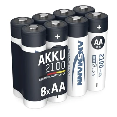 Imagen de Ansmann NiMH AA PRE Charged baterías Recargables