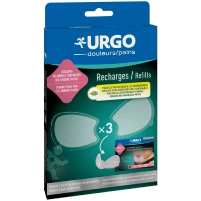 Imagen de Urgo Recargas Parche de Electroterapia para Dolores Menstruales Gel Adhesivo Pack 3 (90 Usos)
