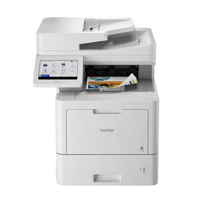 Imagen de Impresora multifunción Brother MFCL9670CDN, Láser Color, 40 ppm, Pantalla táctil, A4, Blanco