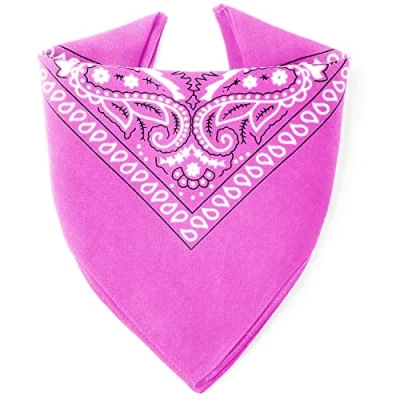 Imagen de Karl Loven EL BANDANA Estampado Paisley 100% Algodón Máximo grosor 20 Colores Exclusivos Rosa