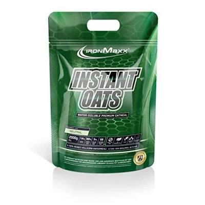 Imagen de IronMaxx Avena Instant Premium Soluble en Agua, Neutral 2000 g