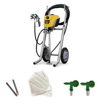 Imagen de WAGNER Airless pulverizador de pintura Control Pro 350M para pinturas plásticas/látex, barnices y esmaltes, 15 m² 2 min, regulación del aire a presión, 110 bar, manguera 15m
