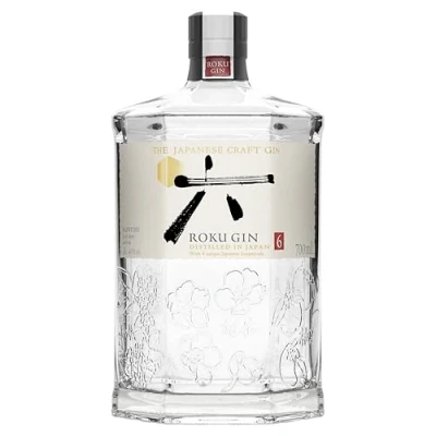 Imagen de Roku Gin Ginebra Artesanal Japonesa Premium, 43%, 700ml