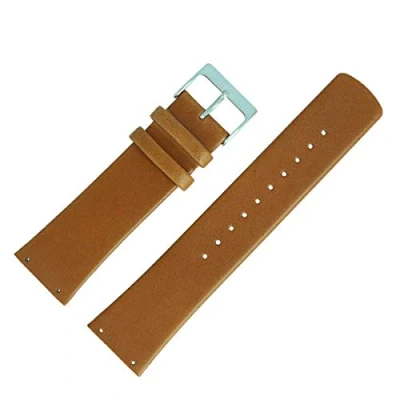 Imagen de Skagen Correa de Reloj Pulsera 22mm Cuero Marrón Atornillado Anstoß SKW6082