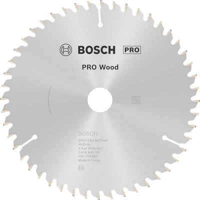 Imagen de Bosch Professional 2 608 640 732 Hoja de sierra circular Optiline Wood 160 x 20/16 2,6 mm, 48 (pack 1)