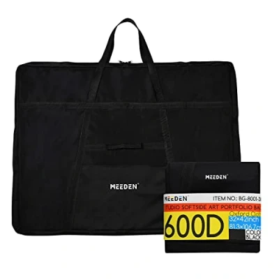 Imagen de MEEDEN Bolsa de Transporte para Artistas, portátil Tablero Dibujo, Bolso Hombro Bocetos al Aire Libre Dibujar y Pintar 32 x 42 Inch