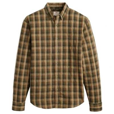 Imagen de Levi&#039;s Authentic Button Down Camiseta, Yuri Plaid Kelp, XL Hombres