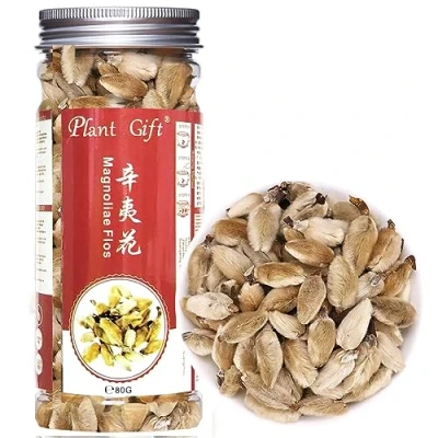 Imagen de Plant Gift Chinese Medicine Herbal Tea, té de hierbas la medicina china, flor magnolia seca, flitos magnoliae xin yi hua, salud, flores, salud 100g/3.52oz