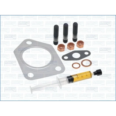 Imagen de AJUSA JTC11570 Juego de montaje, turbocompresor with studs, syringe oil con juntas instrucciones montaje BMW: 1 Hatchback, 3 Coupé, X3