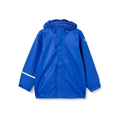 Imagen de CARETEC Rain jacket PU w/o fleece para Unisex niños, Azul (Ocean Blue 706), 80