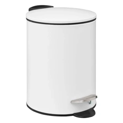 Imagen de Cubo De Basura 3l Metal Blanco