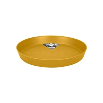 Imagen de Elho Loft Urban Saucer Round 30 Plato por Exterior Y Accesorios Ø 30.2 x H 4.1 cm Amarillo/Honey Yellow
