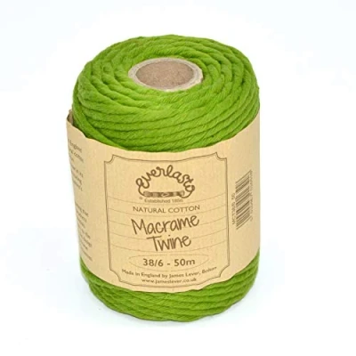 Imagen de Everlasto Hilo de macramé verde lima 4 mm